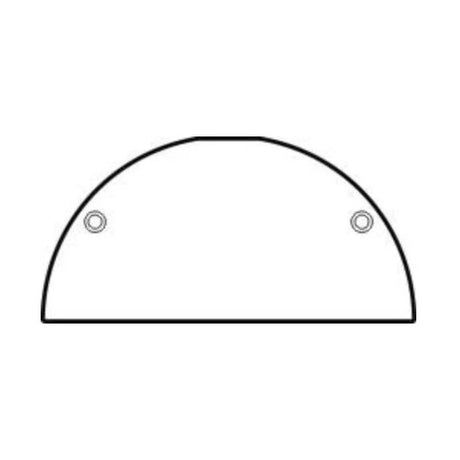 Endcap for New York Half-Round - Wired4Signs USA - Buy LED lighting online