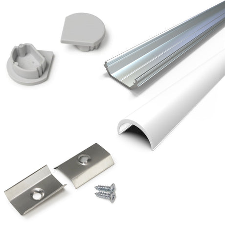 45 Degree Corner LED Channel ~ Model Quarter10 - Wired4Signs USA - Buy LED lighting online