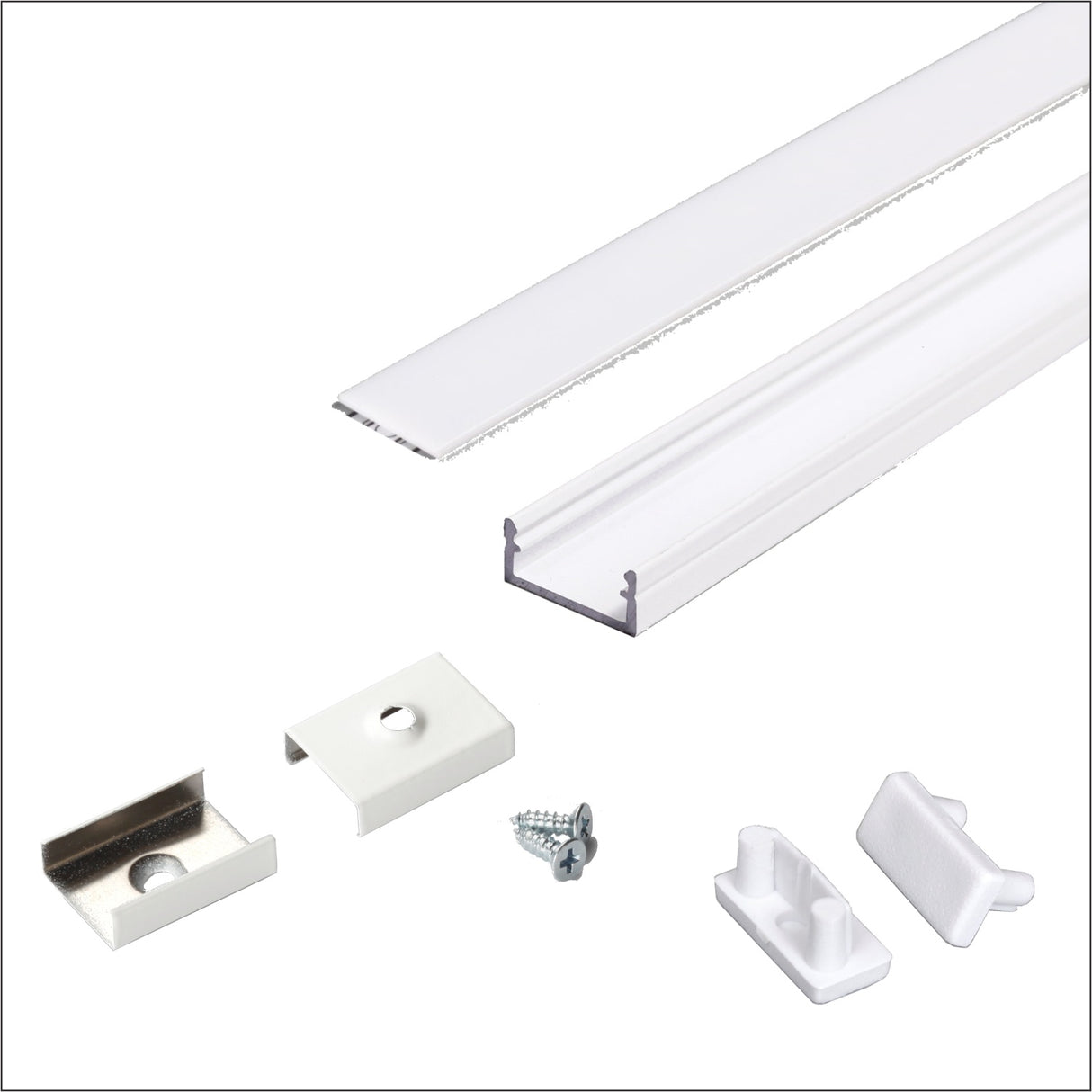 Lightweight Surface Mount LED Channel ~ Model Begton12 - Wired4Signs USA - Buy LED lighting online