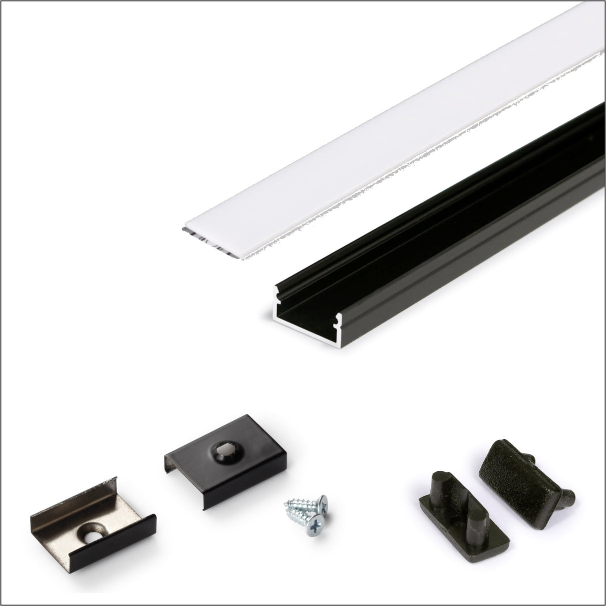 Lightweight Surface Mount LED Channel ~ Model Begton12 - Wired4Signs USA - Buy LED lighting online