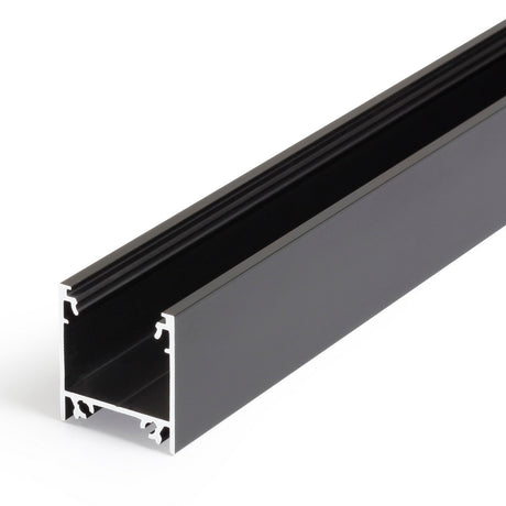 0.9" Suspended/Surface Mount Ceiling LED Strip Channel ~ Model Linea20 - Wired4Signs USA - Buy LED lighting online