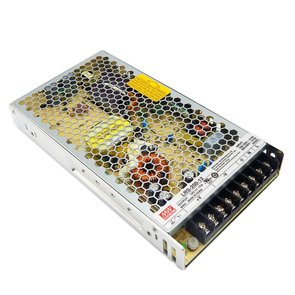 Indoor Enclosed LED Driver (12V) ~ Meanwell LRS Series - Wired4Signs USA - Buy LED lighting online