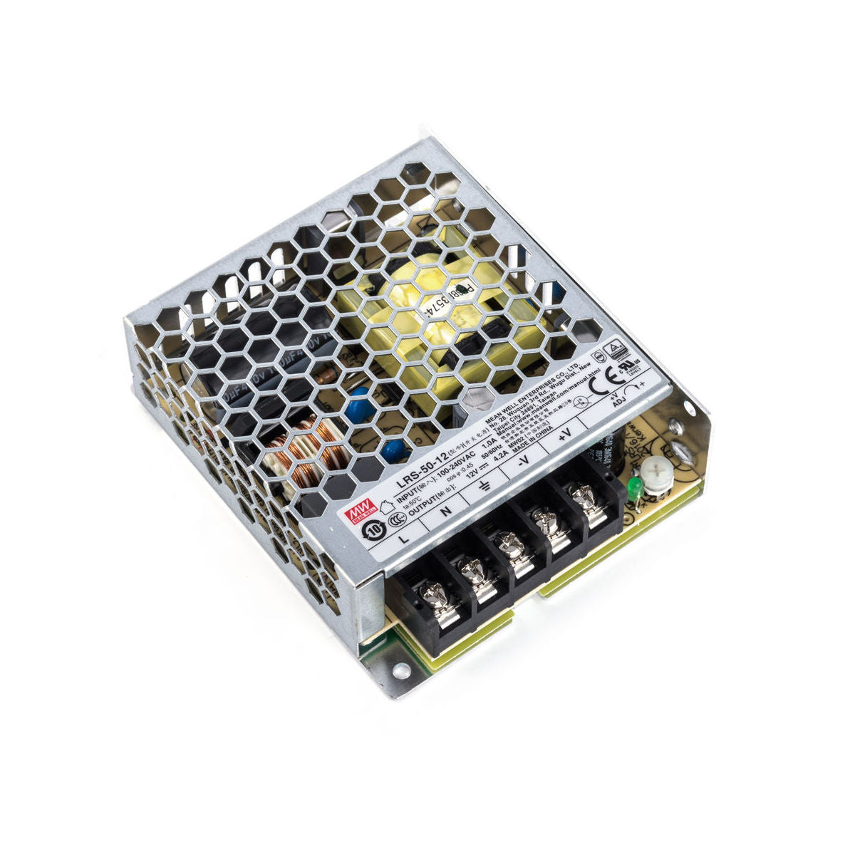 Indoor Enclosed LED Driver (12V) ~ Meanwell LRS Series - Wired4Signs USA - Buy LED lighting online