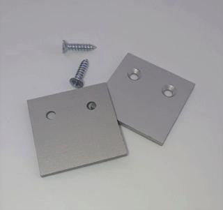 Laser cut end cap for Alu-Square V2 profile, w/out cable hole - Wired4Signs USA - Buy LED lighting online