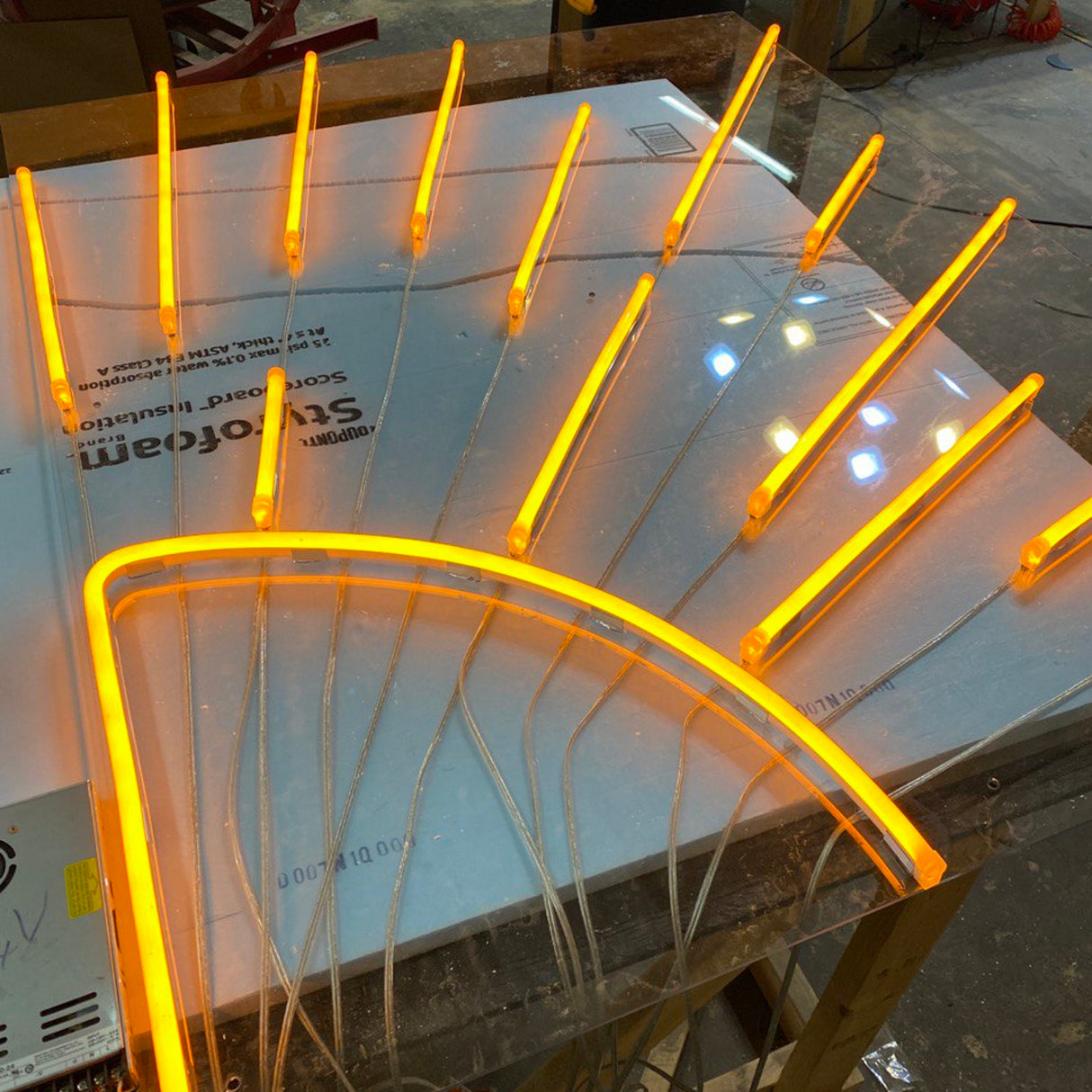 Color IP44/IP66 Neon-Style Flexible LED Light Line ~ Flex Max Series | Wired4signs USA | Fluorescent light fixture, Silicone tube light, Flexible linear light fixture