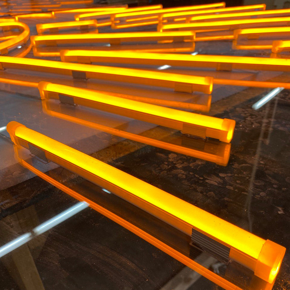 Color IP44/IP66 Neon-Style Flexible LED Light Line ~ Flex Max Series | Wired4signs USA | Fluorescent light fixture, Silicone tube light, Flexible linear light fixture