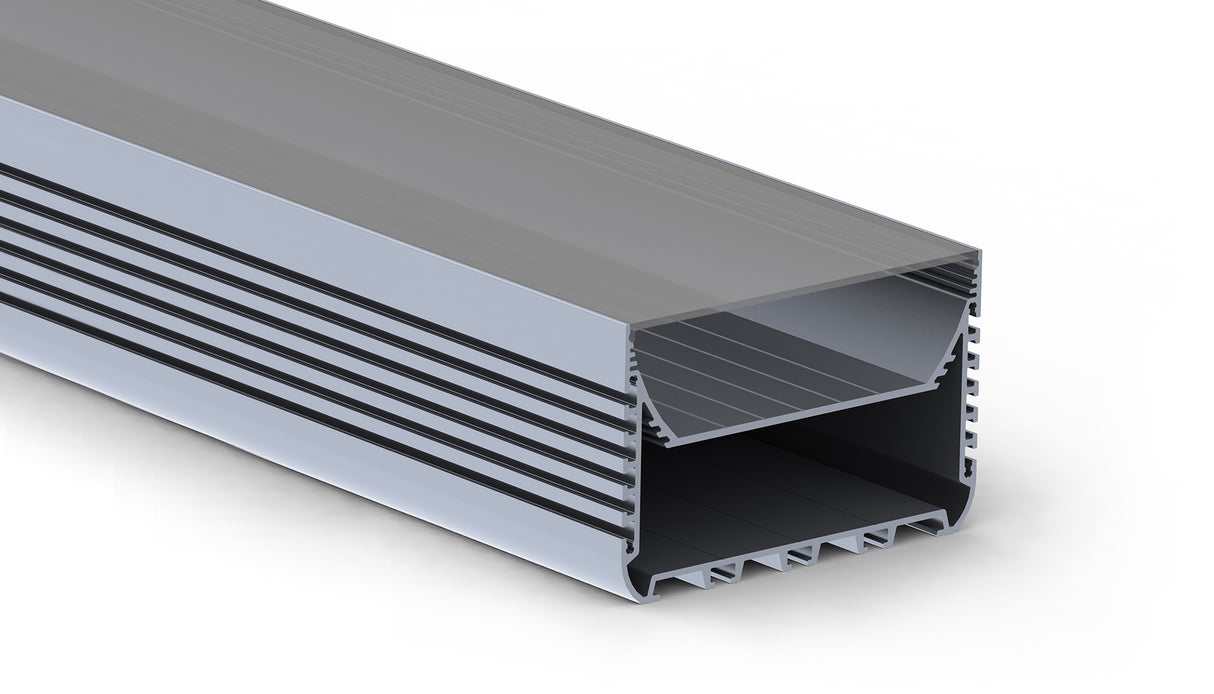 4.45" Surface/Flush or Linear LED suspension Lighting Channel ~ Model PLW116 - Wired4Signs USA - Buy LED lighting online