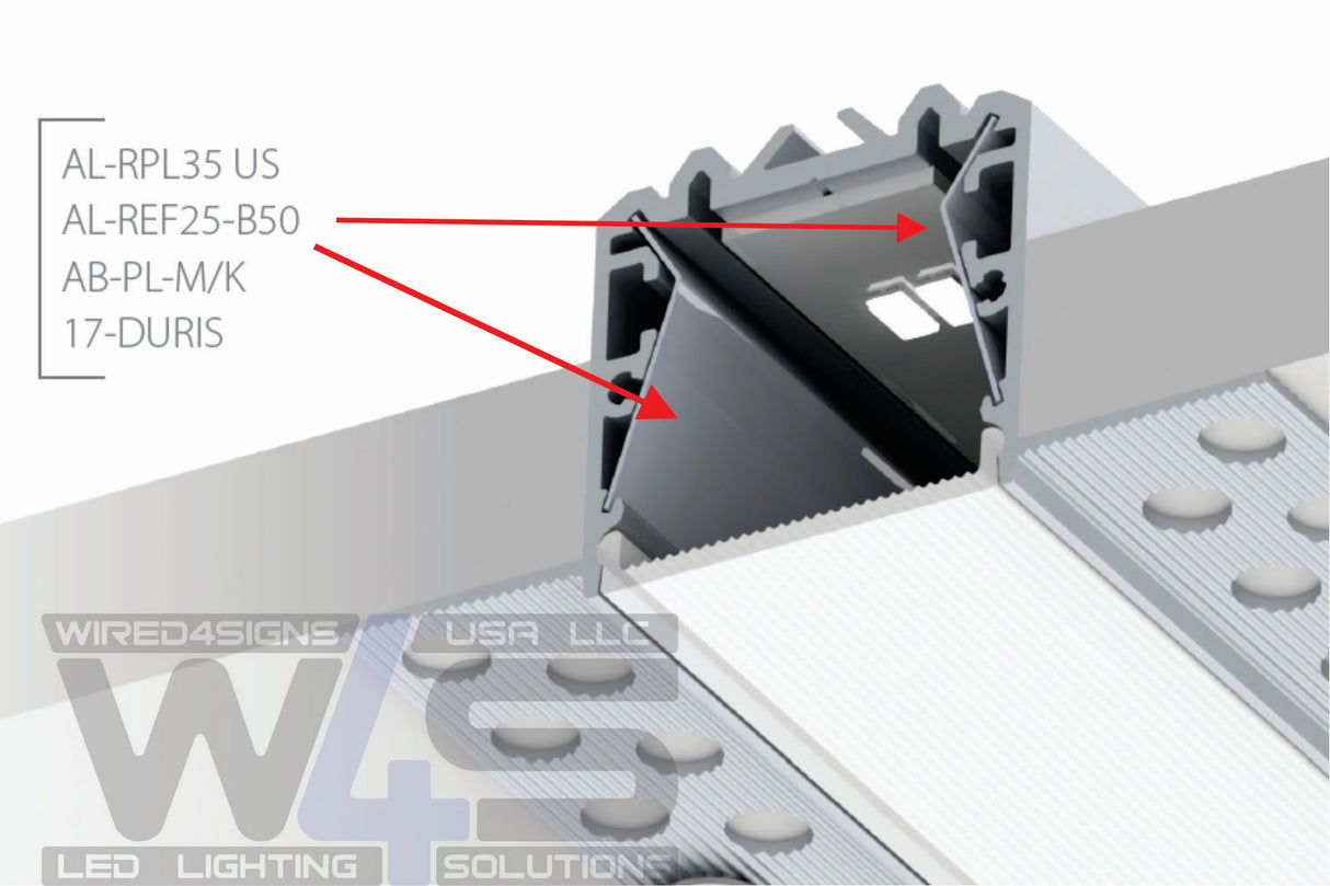 Light Reflector 25mm Vega95 for SPL35-FL, RSLW20-FL, SLW20-FL and RPL35-US - Wired4Signs USA - Buy LED lighting online