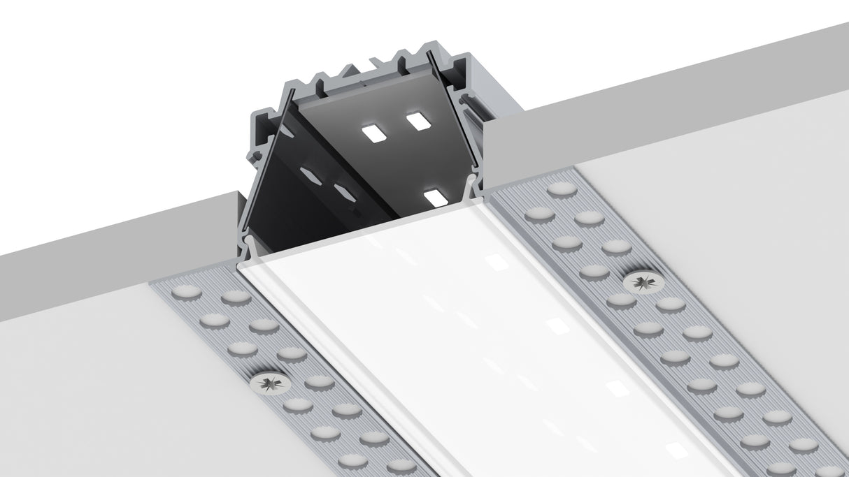 2" Plaster-in Trimless LED Drywall Channel ~ Model RPL55US - Wired4Signs USA - Buy LED lighting online