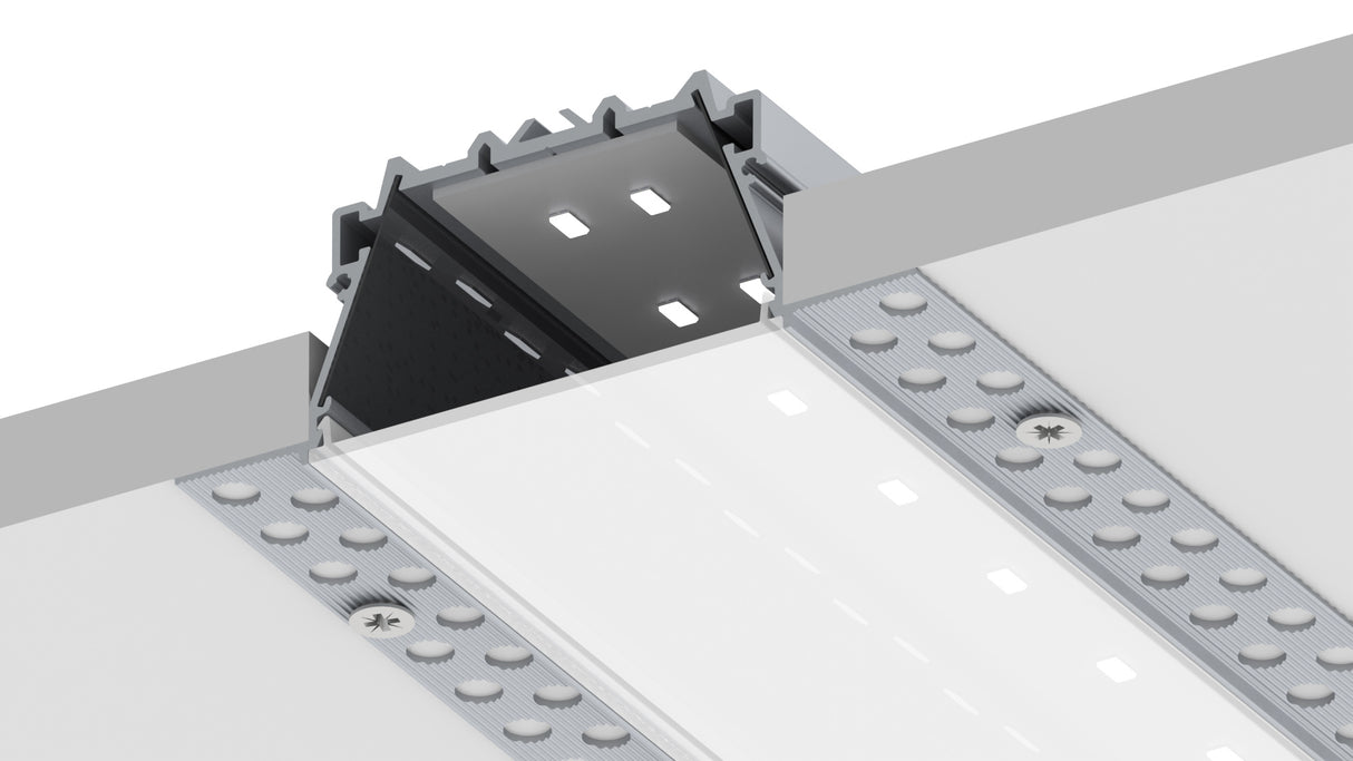 2.76" Large Plaster-in Trimless LED Drywall Channel ~ Model RPL70US - Wired4Signs USA - Buy LED lighting online