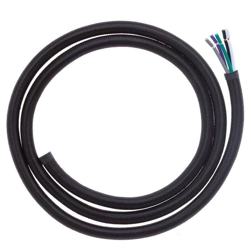 5-Core Braided Fabric Sleeved Wire - Wired4Signs USA - Buy LED lighting online