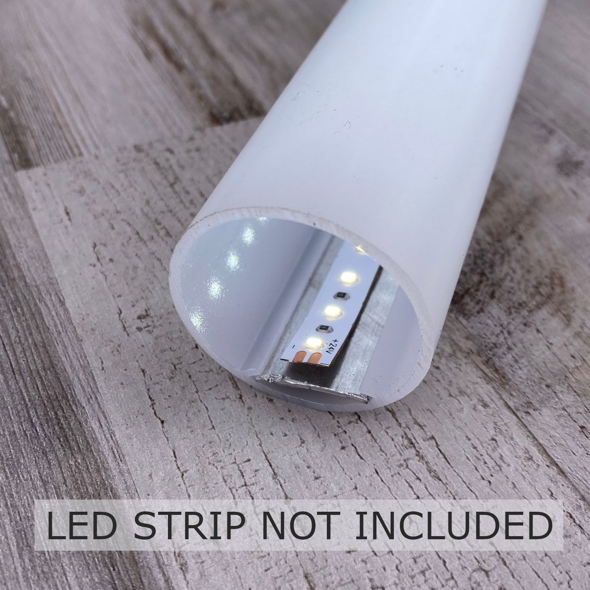 1.50" Round Polycarbonate LED Lighting Tube ~ Model Smokies38 - Wired4Signs USA - Buy LED lighting online