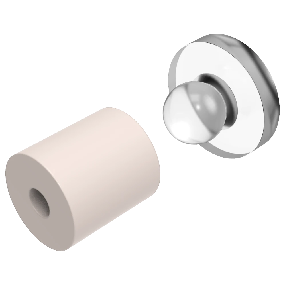 Snapfix Hidden Clip-In Acrylic Standoffs For Signs ~ Medium - Wired4Signs USA - Buy LED lighting online