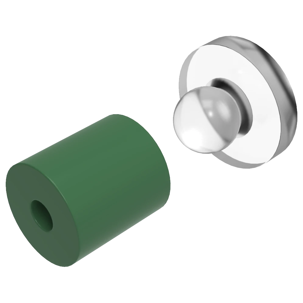 Snapfix Hidden Clip-In Acrylic Standoffs For Signs ~ Medium - Wired4Signs USA - Buy LED lighting online