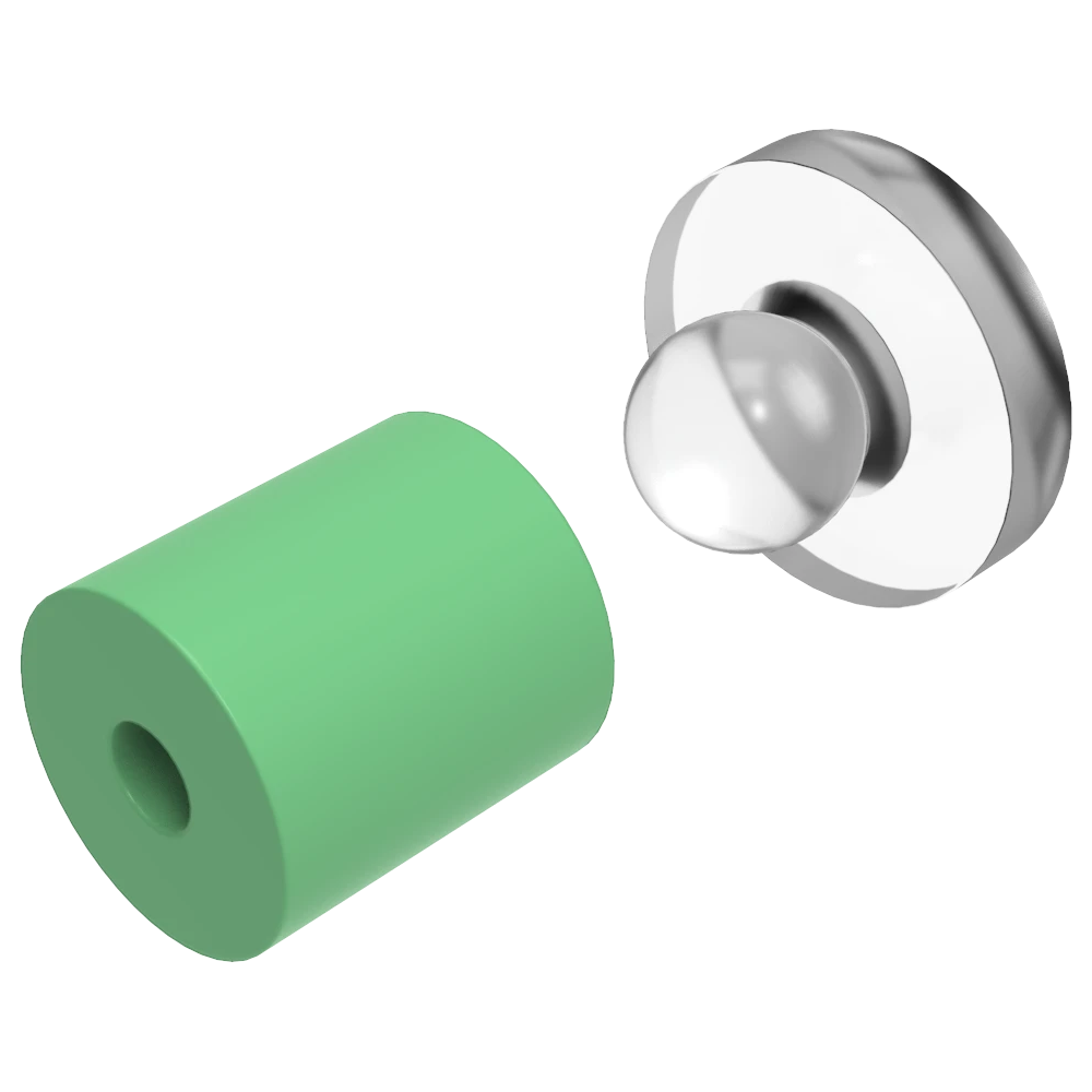 Snapfix Hidden Clip-In Acrylic Standoffs For Signs ~ Medium - Wired4Signs USA - Buy LED lighting online