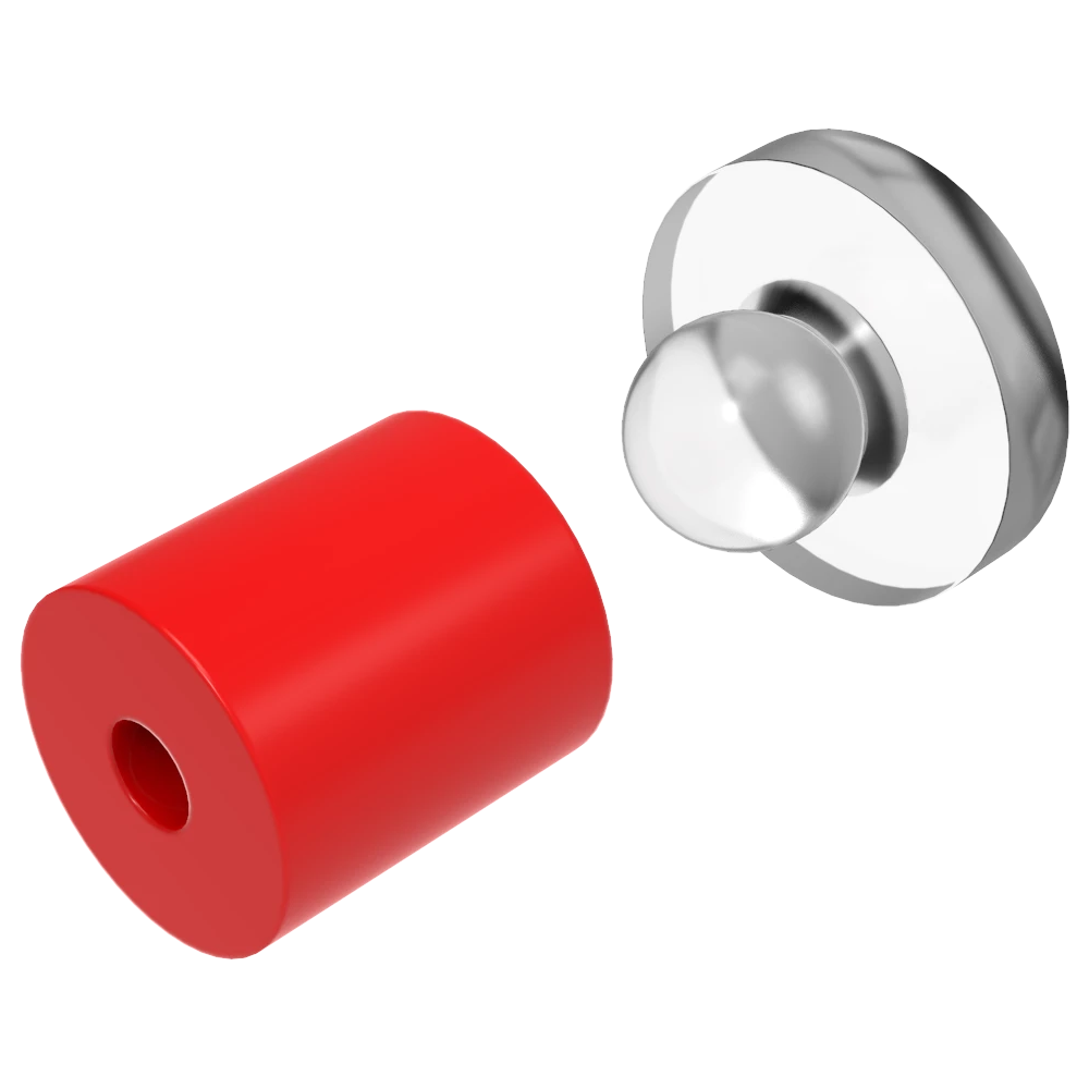 Snapfix Hidden Clip-In Acrylic Standoffs For Signs ~ Medium - Wired4Signs USA - Buy LED lighting online