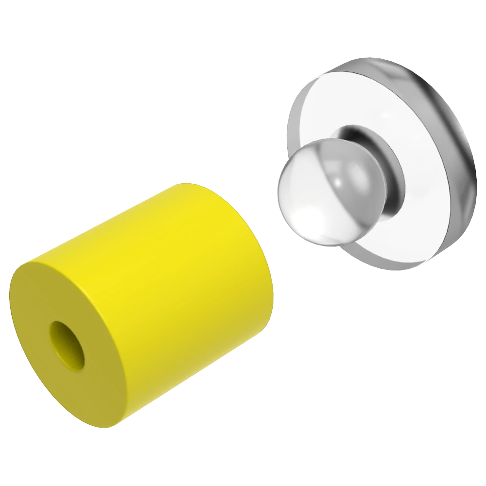 Snapfix Hidden Clip-In Acrylic Standoffs For Signs ~ Medium - Wired4Signs USA - Buy LED lighting online