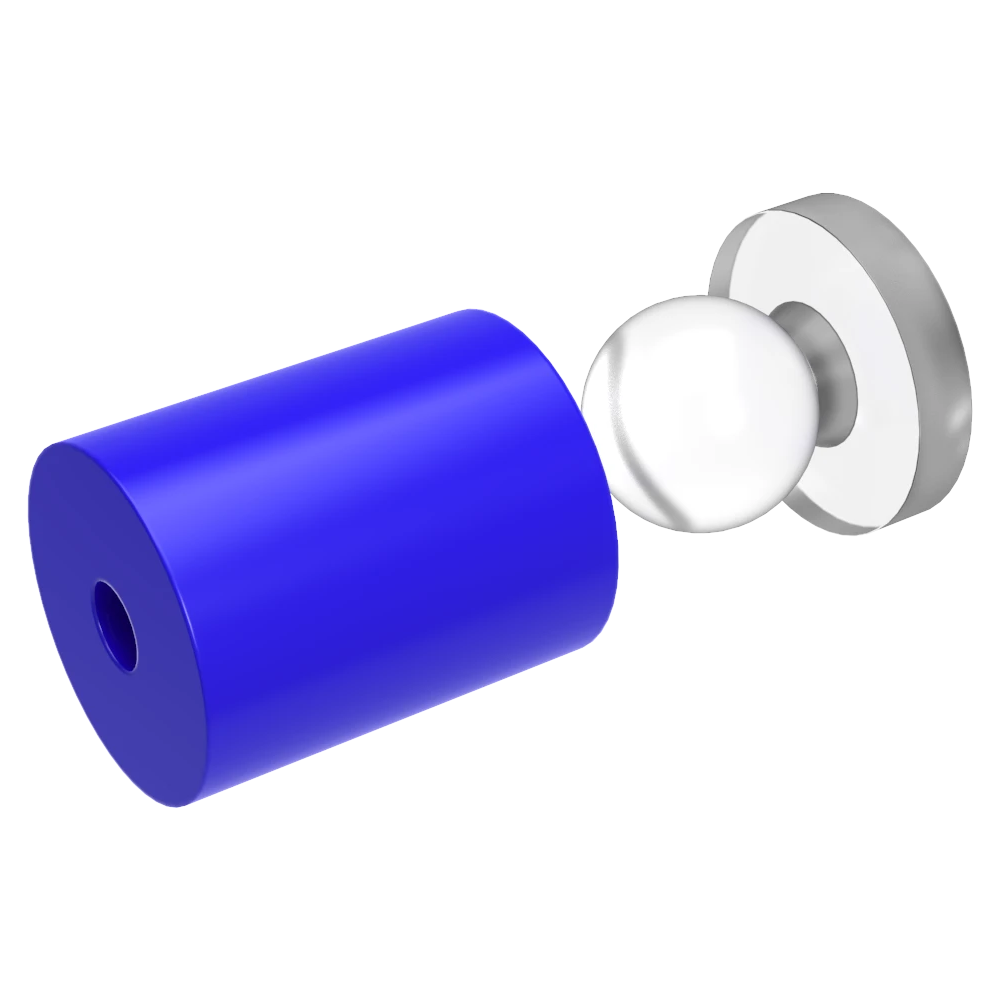 Snapfix Hidden Clip-In Acrylic Standoffs For Signs ~ Small - Wired4Signs USA - Buy LED lighting online