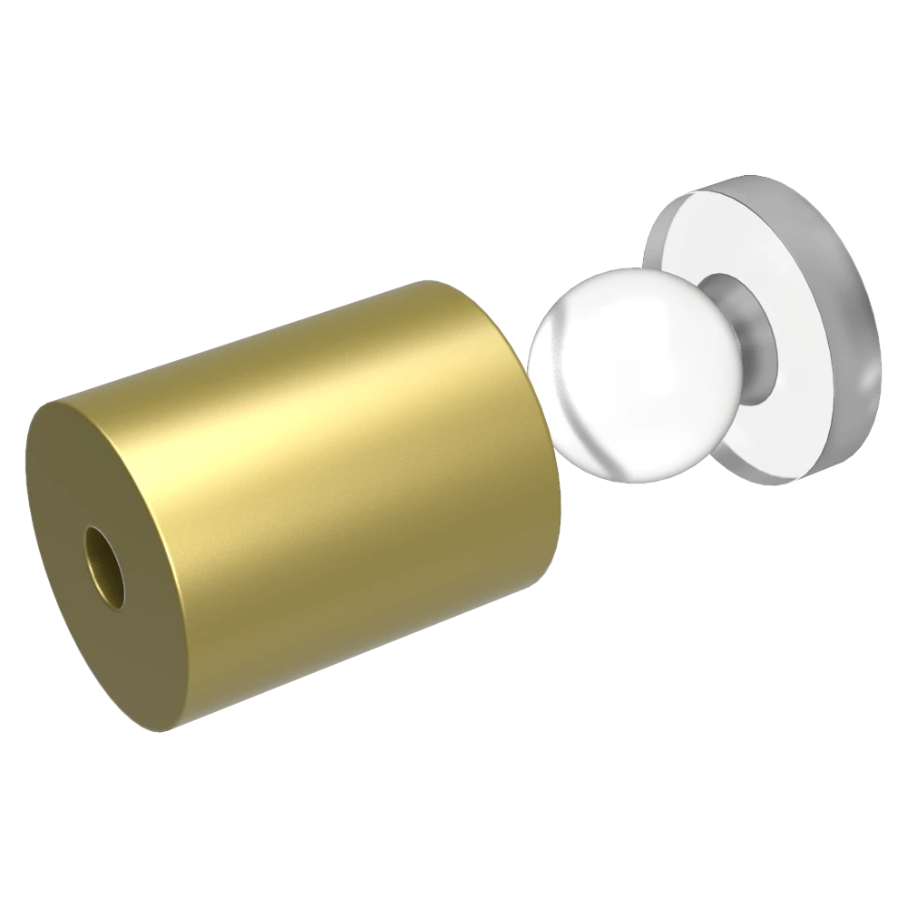 Snapfix Hidden Clip-In Acrylic Standoffs For Signs ~ Small - Wired4Signs USA - Buy LED lighting online