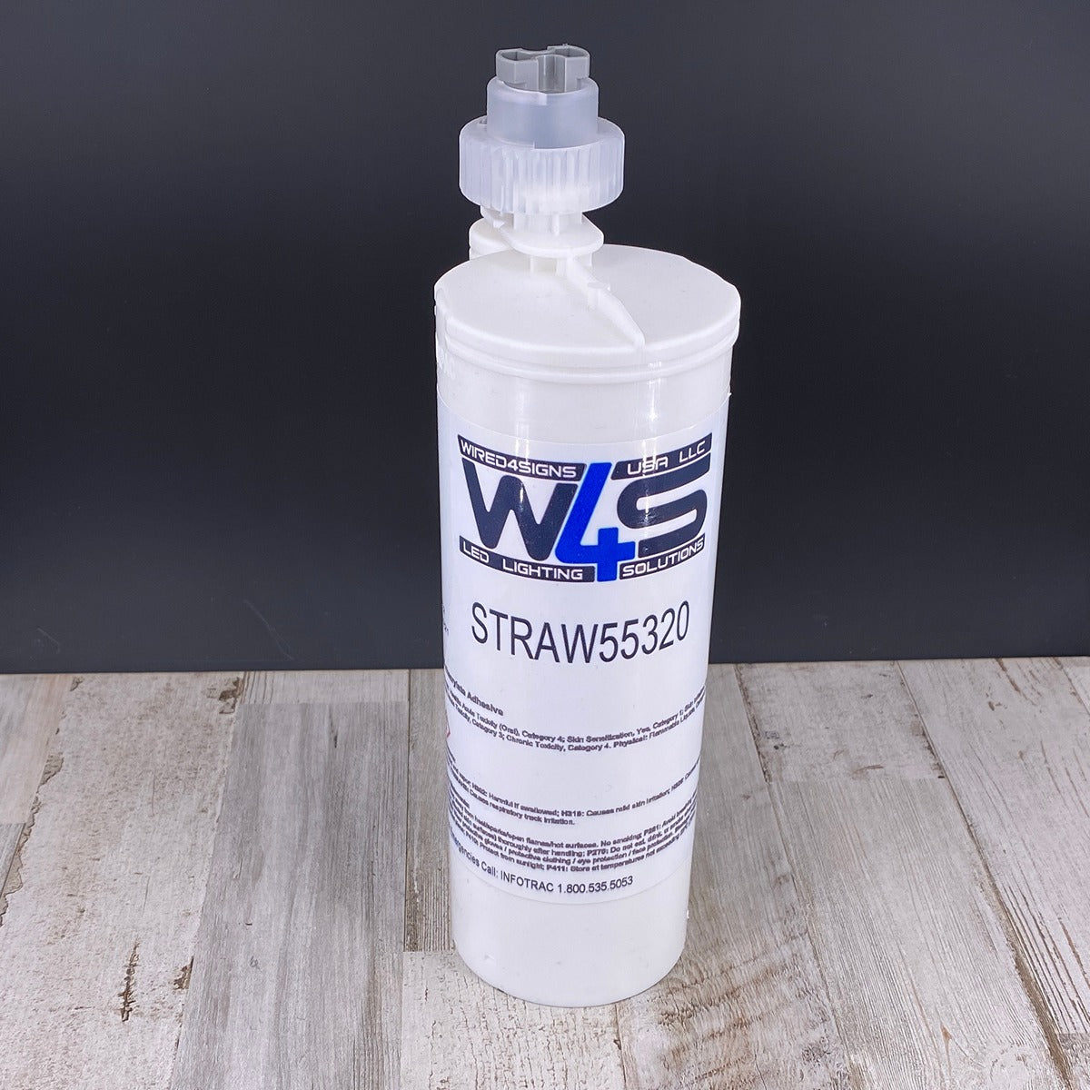Cream 2-part Methacrylate Adhesive ~ W4S 55320 (500ml 10:1 Mix) - Wired4Signs USA - Buy LED lighting online