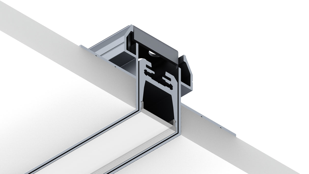 Ceiling and Floor LED Strip Channel ~ Model Alu-Swiss 20 - Wired4Signs USA - Buy LED lighting online