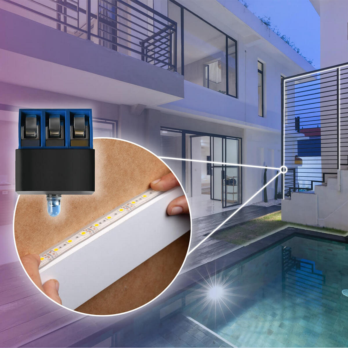 Ultra-Compact Daylight Sensor for LED Lights ~ twilightCompact by BleBox - Wired4Signs USA - Buy LED lighting online