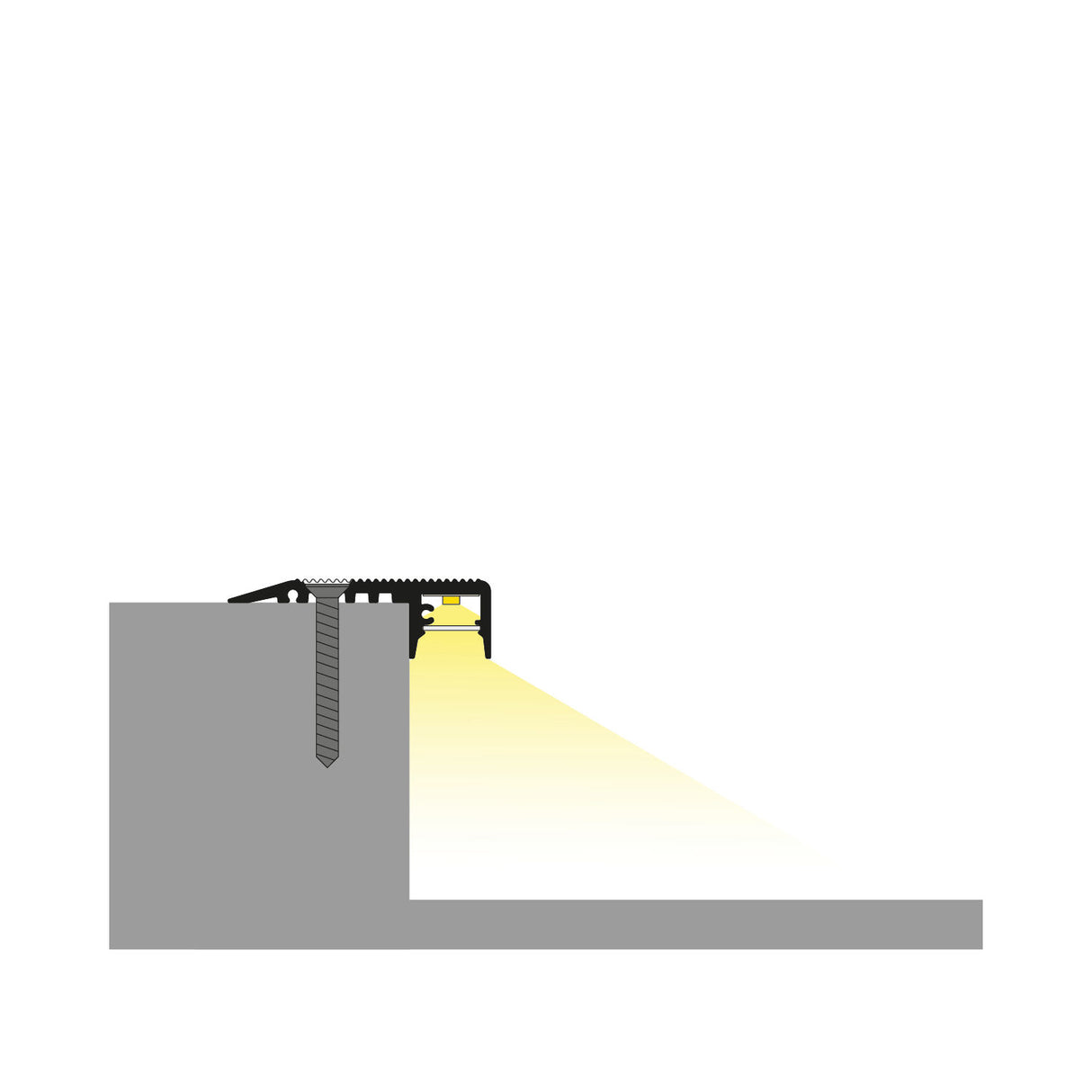 LED Stair Light Channel ~ Model Up-Mini10 - Wired4Signs USA - Buy LED lighting online