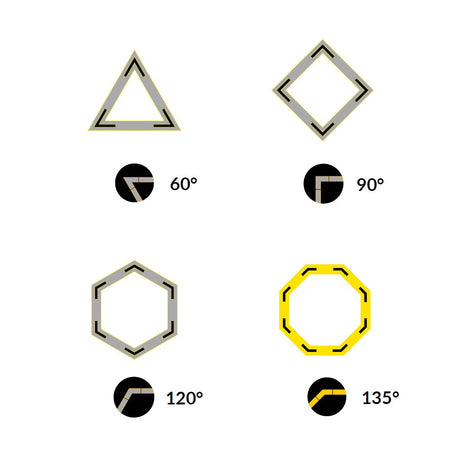 135 Degree Corner Connector for Vario30-02 Profile - Wired4Signs USA - Buy LED lighting online