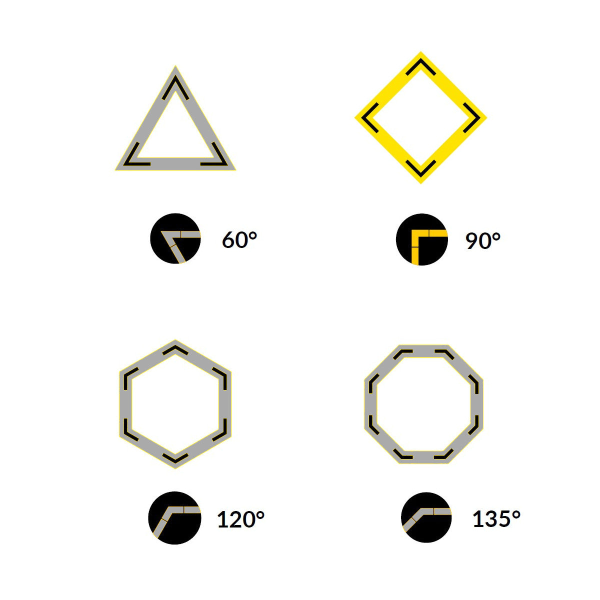 90 Degree Corner Connector for Vario30-02 Profile - Wired4Signs USA - Buy LED lighting online