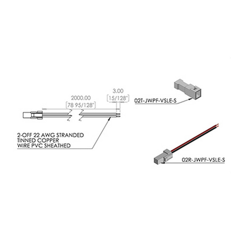 Input Connector for Flexi-Light, Flexi-Line and Lumaera Series - Wired4Signs USA - Buy LED lighting online