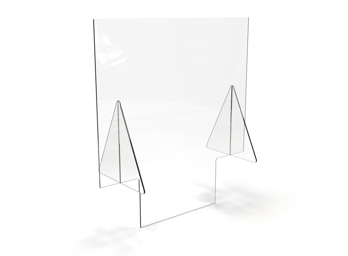 Standard Portable Plastic Sneeze Guard - Wired4Signs USA - Buy LED lighting online