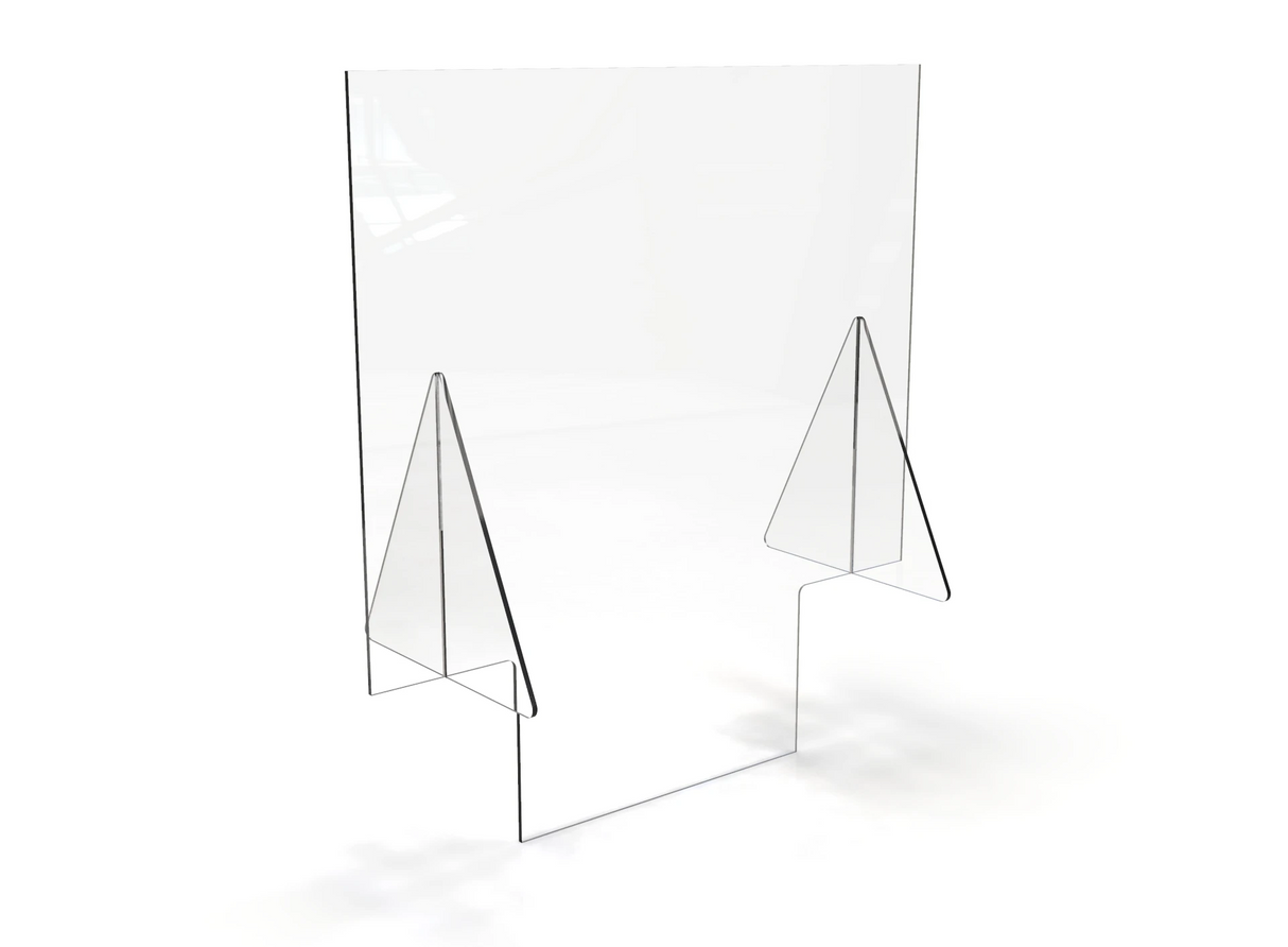 Standard Portable Plastic Sneeze Guard - Wired4Signs USA - Buy LED lighting online