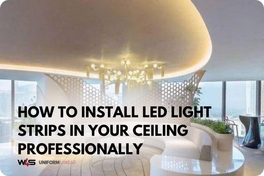 Insert Led Ceiling How to Install LED Light Strips in Your Ceiling Professionally