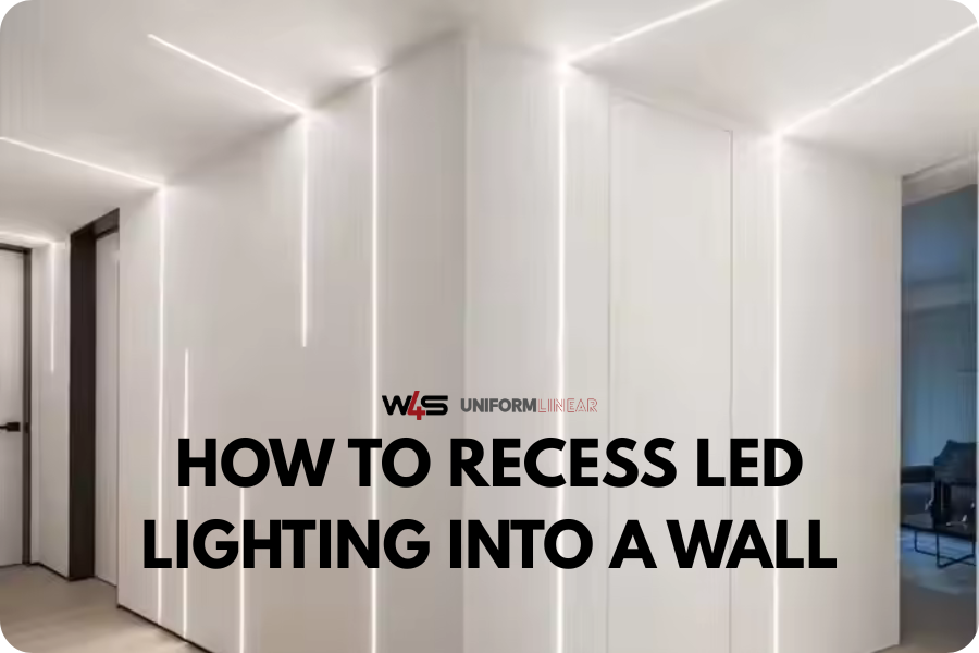 How to Recess LED Lighting Into a Wall