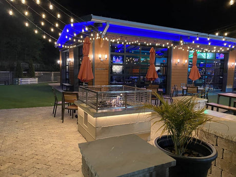 Outdoor furniture LED lighting