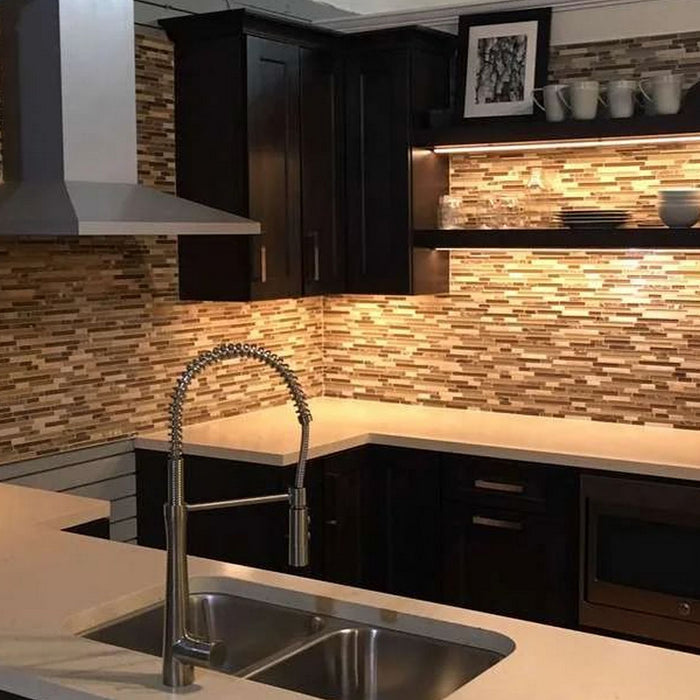 White adjustable under cabinet LED kitchen lights