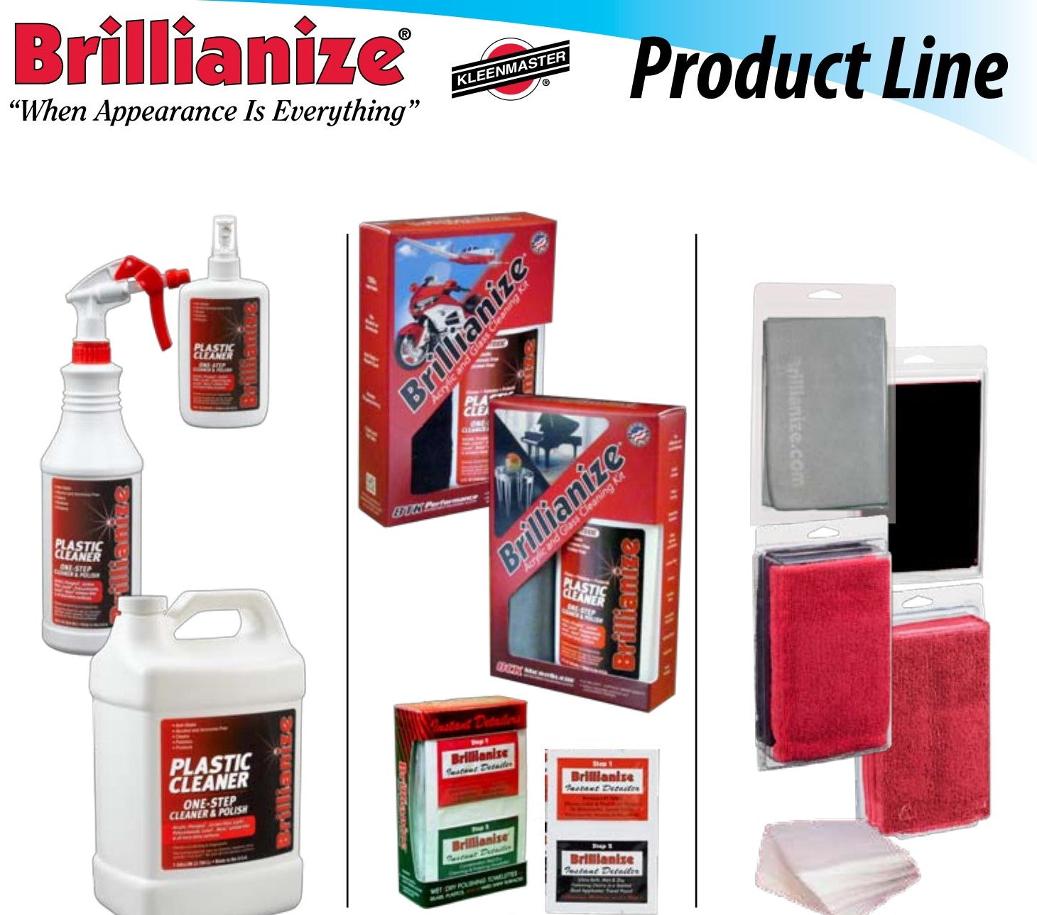 Brillianize® 32 oz. Acrylic & Glass Cleaner & Polish, Cleaners, Cleaning  Supplies & Equipment, Exhibit & Display