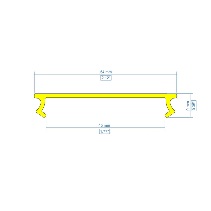 Black Diffuser for PL55, DPL55, RPL55, PL55-FL Profile