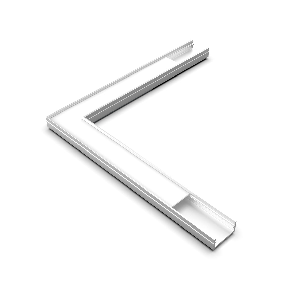 L-shaped 90 Degree Connector for Begton12 Profile for LED channels.