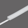Translucent frosted silicone LED Channel Cover ~ O1 Click for a BEND8 LED profile.