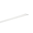 The LED Channel Cover for KOZMA-BD Profile, a long, white, narrow U-shaped polycarbonate cover, is displayed on a plain white background.