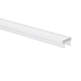 The LED Channel Cover for HR-MAX Profile is a long, slim, white PMMA (Acrylic) cover with a curved top and slightly flared edges, designed to fit over linear lighting fixtures.