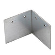 The 90 Degree Angle Bracket for Munich Magnum Profile is a metal bracket with four holes (two per side), perfect for joining or supporting surfaces at right angles, ideal for securing LED profiles or similar fixtures.