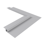 L-shaped Corner Connector for TL-301 Profile featuring a perforated mounting flange.