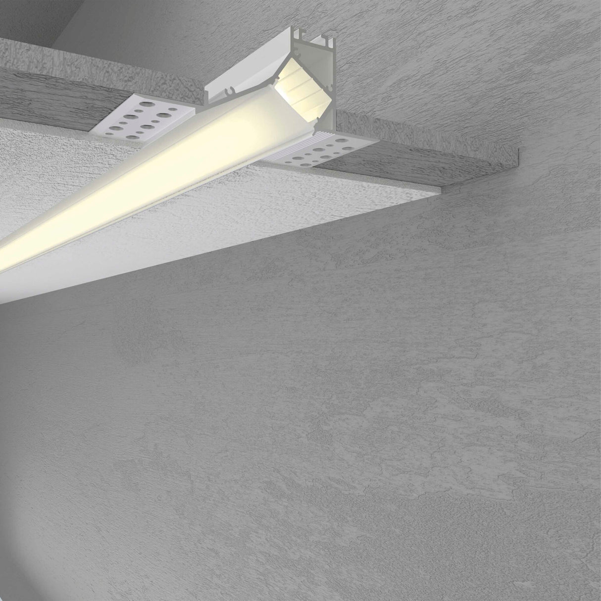 Recessed Wall Wash LED Lighting Channel ~ Model Acapulco - Wired4Signs USA - Buy LED lighting online