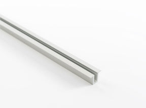 Recessed Mounting Clips for Neon Flex Ultra Slim Series, silver and U-shaped, are ideal for securely housing LED strips; displayed on a white background.