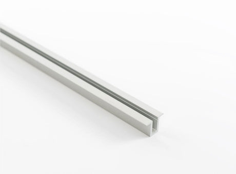 Recessed Mounting Clips for Neon Flex Ultra Slim Series, silver and U-shaped, are ideal for securely housing LED strips; displayed on a white background.