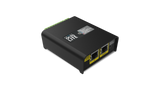A black network device labeled "8-Universe eDMX to SPI Pixel Controller ~ Enttec Octo Lite," with indicator lights, two Ethernet ports, and a power socket, is shown against a plain white background.