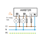 Casambi Smart Relay with Dual Switch
