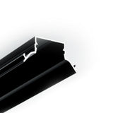 A cross-section of a Complementary Profile ~ Model Pixel33-04 LED profile showing internal channels for a recessed light tray.